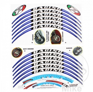 Sticker roata - RACING albastru - JM