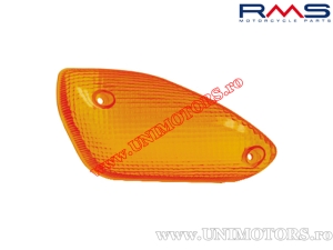 Sticla semnalizare portocalie fata DX - MBK Nitro / Yamaha Aerox - 50cc /100cc 2T - (RMS)