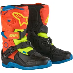 Stivali Kids Tech 3S - Blu, Giallo Fluorescente, Arancione Fluorescente - Bambini - 34110712