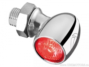 Stop compleet LED universeel verchroomd Atto RB met horizontale montage - Kellermann
