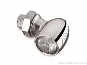 Stop complet led universal cromat Atto RB cu montare verticala - Kellermann