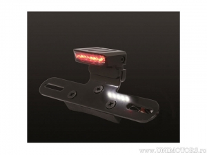 Stop complet led universal MOVE cu iluminare si suport numar inmatriculare 47x15x43mm - Shin Yo