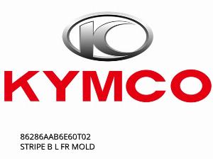 STRIPE B L FR MOLD - 86286AAB6E60T02 - Kymco