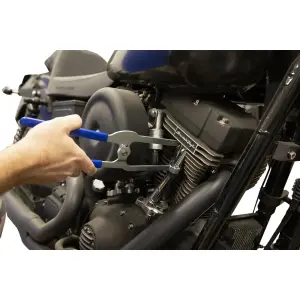 Strumento per asta di spinta per Harley-Davidson - Blu, Argento - 38010426