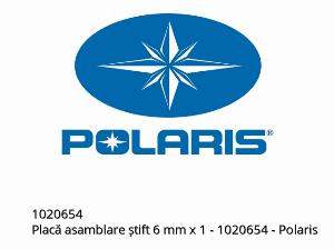 STUDEPLAAT ASSEMBLAGE 6 MM X 1. - 1020654 - Polaris