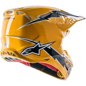 Supertech M10 Ampress Helm - Schwarz, Glänzend, Gelb - Erwachsene - L - 01108359