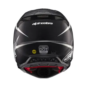 Supertech M10 Ampress Helm - Zwart, Mat, Wit - Volwassene - S - 01108353