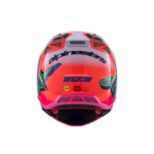 Supertech M10 Deegan MIPS® Helm - Orange, Pink, Lila - Erwachsene - XL - 01108678