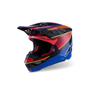 Supertech M10 Era MIPS® Helm - Blau, Rot, Gelb - Erwachsene - S - 01109052