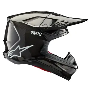 Supertech M10 Solid Helm - Schwarz, Glänzend - Erwachsener - XL - 01108341