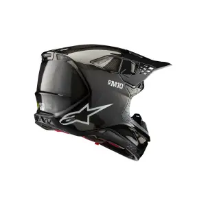 Supertech M10 Solid Helm - Zwart, Glanzend - Volwassene - M - 01108339
