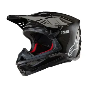 Supertech M10 Solidny Kask - Czarny, Błyszczący - Dorosły - L - 01108340