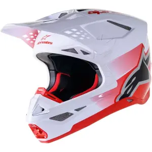 Supertech M10 Unite Helmet - Black, Gloss, Red, White - Adult - S - 01108369