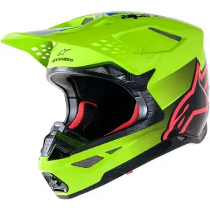 Supertech M10 Unite Helmet - Black, Gloss, Yellow - Adult - L - 01108375