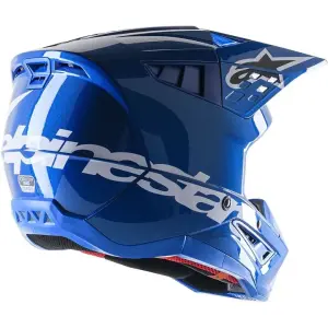 Supertech M5 Corp Helm - Schwarz, Blau, Glänzend - Erwachsene - XL - 01108421