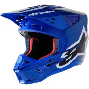 Supertech M5 Corp Helmet - Black, Blue, Gloss - Adult - S - 01108418