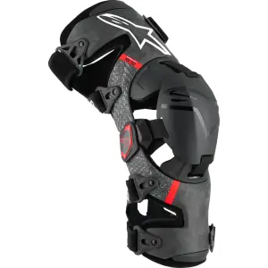 Supertech RK-10 Ginocchiere Plasma - Nero, Rosso - Adulto - XL - 27040708