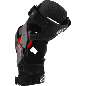 Supertech RK-10 Plasma-Knieorthesen - Schwarz, Rot - Erwachsene - S - 27040705