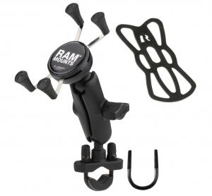 Suport telefon (Iphone Max, Samsung Galaxy + / Note etc) cu montaj pe ghidon RAM Mount X-Grip - Ram Mounts