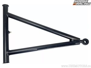 Suporte de abaixamento frontal esquerdo - Acabamento em pó preto - Polaris - Moose