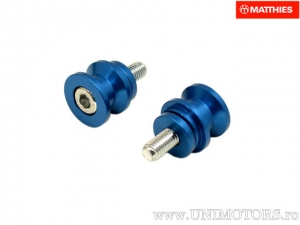 Support de béquille M8 x 1,25 x 25 mm bleu - JM
