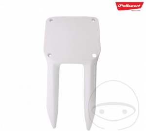 Support de numéro de compétition Polisport blanc - Suzuki RM 125 ('96-'98) / Suzuki RM 250 ('96-'98) - JM