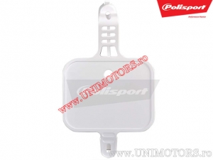 Support de plaque d'immatriculation blanc - Honda CRF 50 F ('04-'16) - Polisport