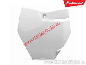 Support de plaque d'immatriculation blanc - KTM SX 65 ('16-'19) - Polisport