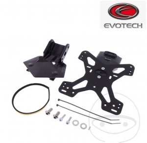 Support de plaque d'immatriculation Evotech - BMW S 1000 RR ABS DTC ('19) / BMW S 1000 RR ABS DTC DDC Pack Dynamique ('19) - JM