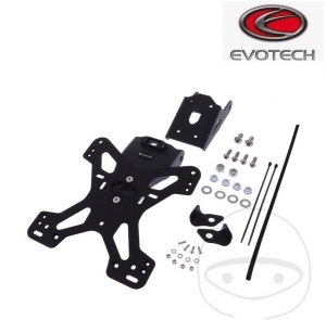 Support de Plaque d'Immatriculation Evotech - Kawasaki Z 1000 D ('10-'13) / Kawasaki Z 1000 E ABS ('10-'13) - JM