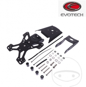 Support de plaque d'immatriculation Evotech - KTM Duke 125 ABS ('17-'20) / KTM Duke 390 ABS ('17-'20) - JM