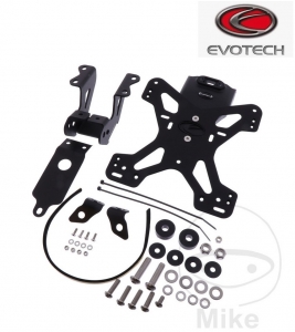 Support de plaque d'immatriculation Evotech - Yamaha MT-07 700 ('14-'16) / Yamaha MT-07 700 A ABS ('14-'16) - JM