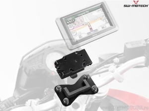 Supporto GPS cockpit con QUICK-LOCK e colore nero - BMW K 1200 GT ('06-'08) / K 1300 GT ('07-'11) - SW-Motech