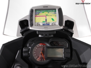Supporto GPS cockpit con QUICK-LOCK e colore nero - Kawasaki Versys 1000 ('11-'14) - SW-Motech