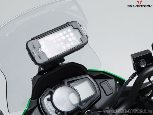 Supporto GPS cockpit con QUICK-LOCK e colore nero - Kawasaki Versys-X300 ABS ('16-) - SW-Motech