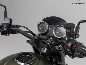 Supporto GPS cockpit con QUICK-LOCK e colore nero - Kawasaki Z900RS / Cafe / SE ('17-) - SW-Motech