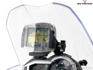 Supporto GPS cockpit con QUICK-LOCK e colore nero - Triumph Tiger 800/800 XC / XR ('10-'17) - SW-Motech