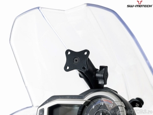 Supporto GPS cockpit con QUICK-LOCK e colore nero - Triumph Tiger 800/800 XC / XR ('10-'17) - SW-Motech