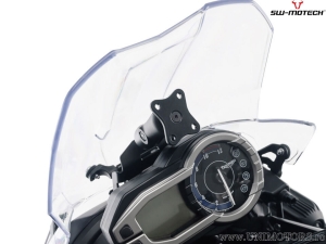 Supporto GPS cockpit con QUICK-LOCK e colore nero - Triumph Tiger 800/800 XC / XR ('10-'17) - SW-Motech