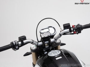 Supporto GPS manubrio con QUICK-LOCK e colore nero - Ducati Scrambler 1100 Sport ('17-) - SW-Motech