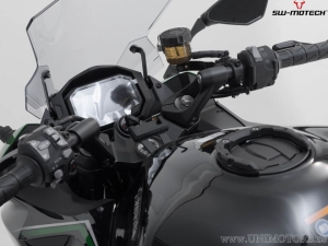 Supporto GPS manubrio con QUICK-LOCK e colore nero - Kawasaki Z1000SX / Ninja 1000SX - SW-Motech