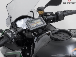 Supporto GPS manubrio con QUICK-LOCK e colore nero - Kawasaki Z1000SX / Ninja 1000SX - SW-Motech