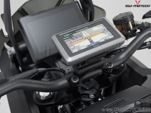 Supporto GPS manubrio con QUICK-LOCK e colore nero - KTM 1290 Super Adventure ('21-) - SW-Motech