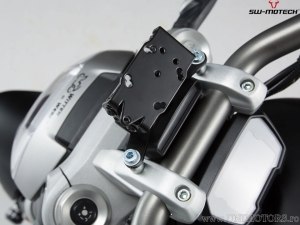 Supporto GPS per manubrio con QUICK-LOCK e colore nero - Ducati XDiavel / S ('16-) - SW-Motech
