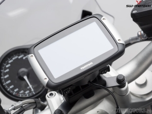 Supporto GPS per manubrio con QUICK-LOCK e colore nero - modelli BMW / Triumph / Himalayan - SW-Motech