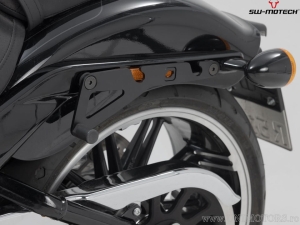 Supporto sinistro SLH per borsa laterale LH1 - Harley-David FatBoy /S / Breakout/S ('17-) - SW-Motech