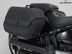 Supporto sinistro SLH per borsa laterale LH1 - Harley-David FatBoy /S / Breakout/S ('17-) - SW-Motech