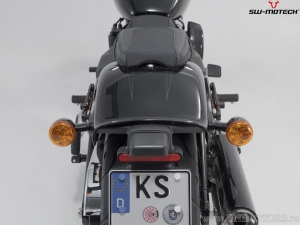 Supporto sinistro SLH per borsa laterale LH1 - Harley-David FatBoy /S / Breakout/S ('17-) - SW-Motech
