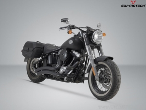Supporto sinistro SLH per borsa laterale LH1 - Harley-Davidson Softail Slim ('12-'17) - SW-Motech