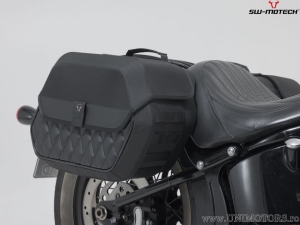 Supporto sinistro SLH per borsa laterale LH1 - Harley-Davidson Softail Slim ('12-'17) - SW-Motech